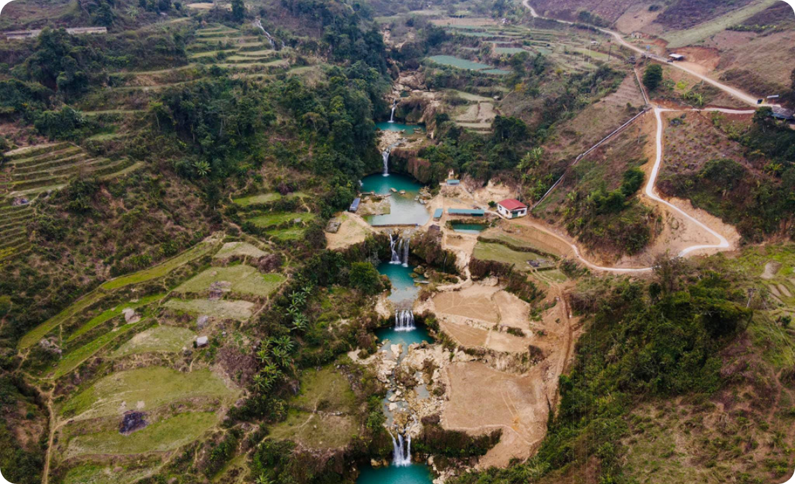 Cascade de Nang Tien